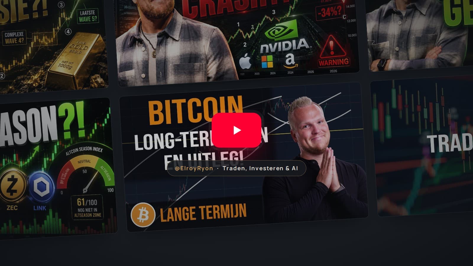 Beeld van Elroy Ryon op YouTube